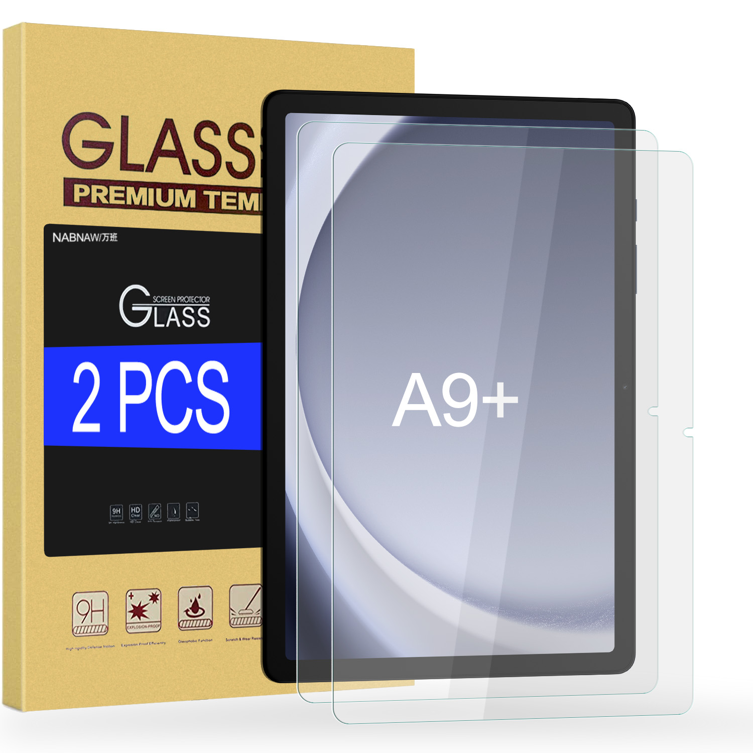 2 Pieces HD Scratch Proof Scre - Tablet Accessories For Samsung ulasan dan harga