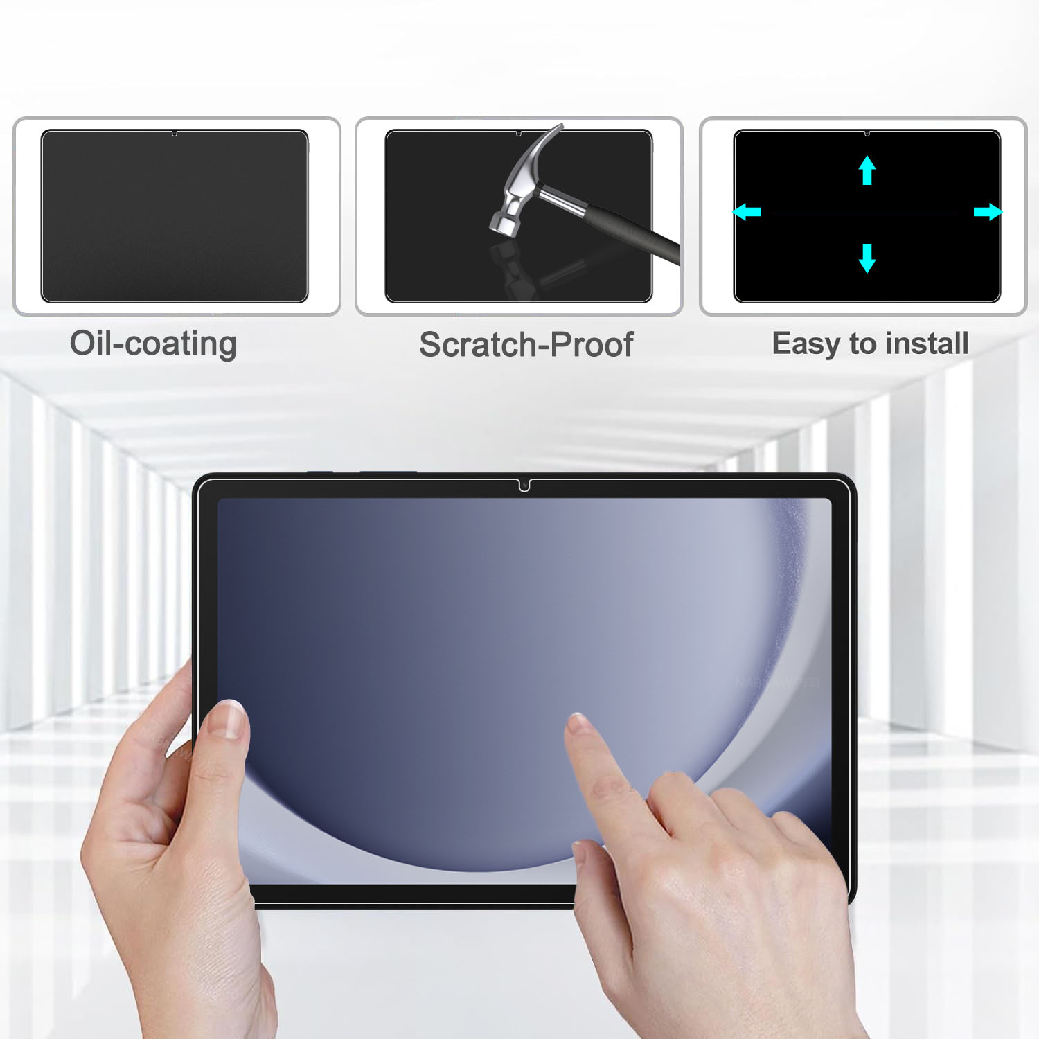 2 Pieces HD Scratch Proof Scre - Tablet Accessories For Samsung ulasan dan harga