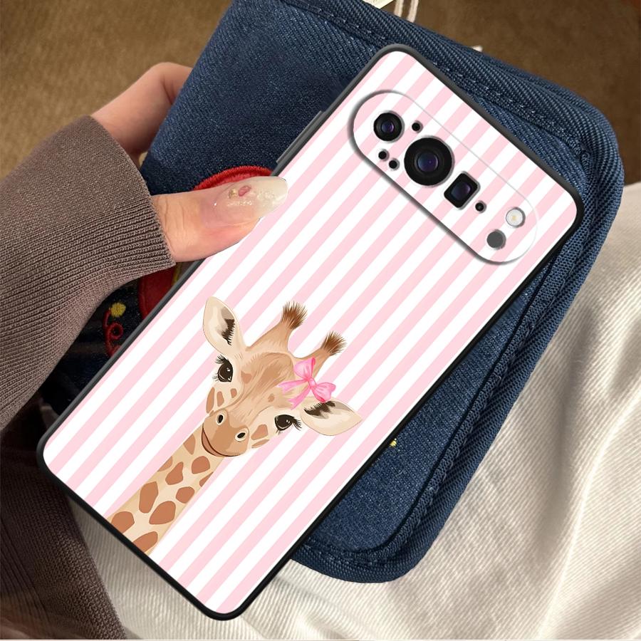 Cartoon Giraffe Funda Phone Co - Tablet And Accessories Case ulasan dan harga