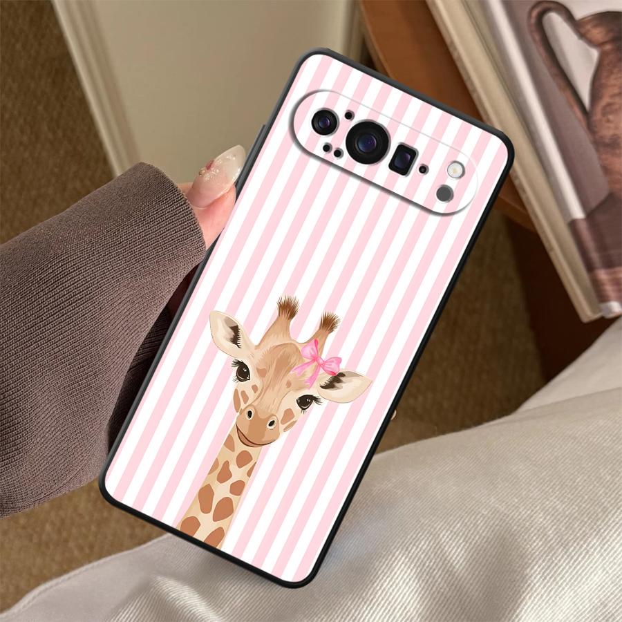 Cartoon Giraffe Funda Phone Co - Tablet And Accessories Case ulasan dan harga