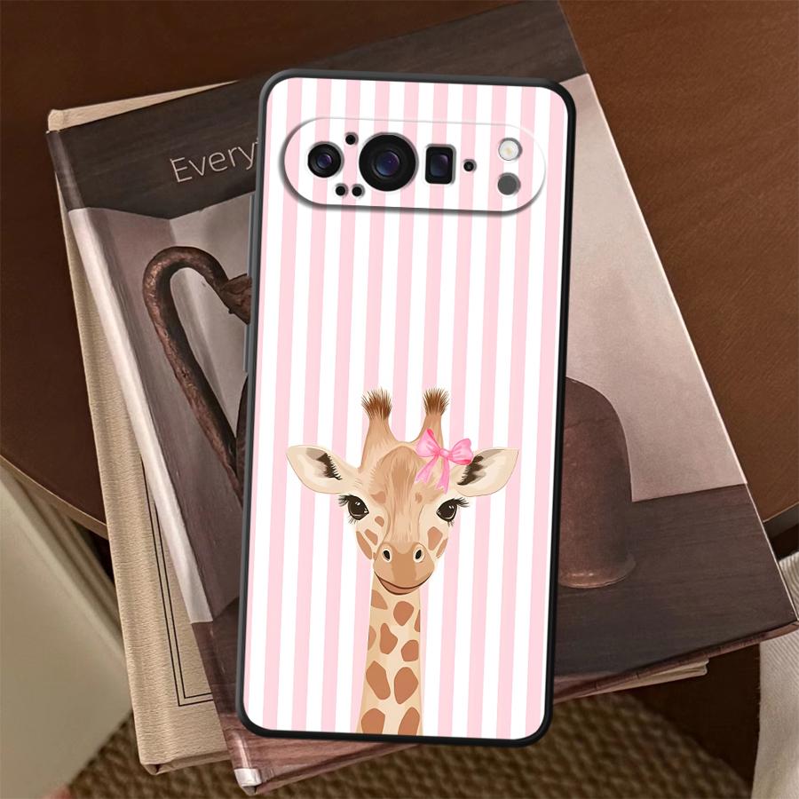 Cartoon Giraffe Funda Phone Co - Tablet And Accessories Case ulasan dan harga