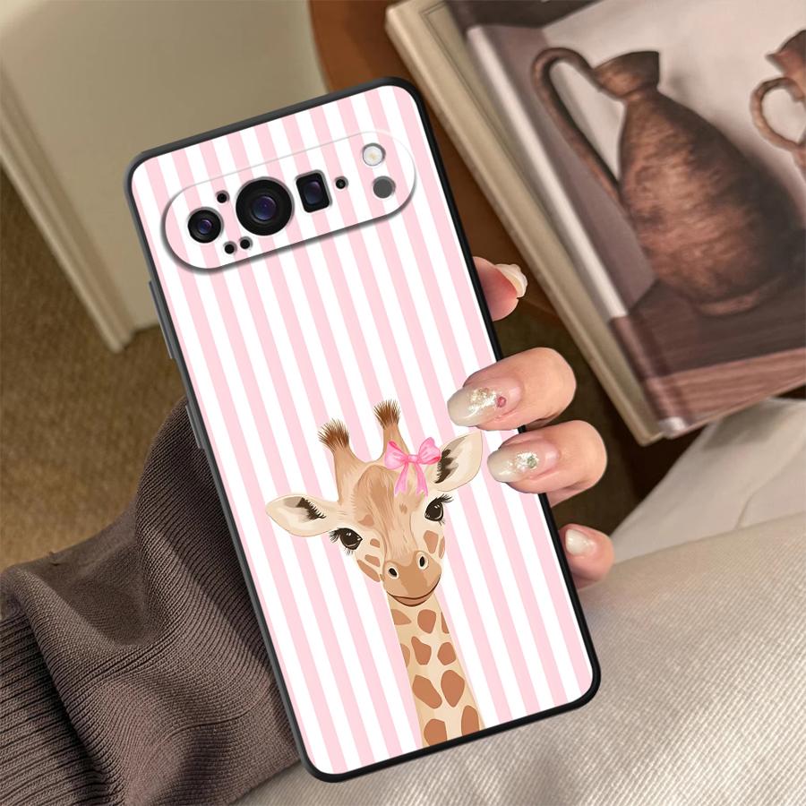 Cartoon Giraffe Funda Phone Co - Tablet And Accessories Case ulasan dan harga
