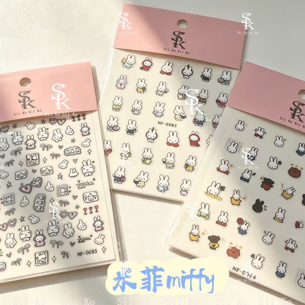 Miffy Rabbit Nail Stickers Cut - Tablet Accessories Gifts ulasan dan harga
