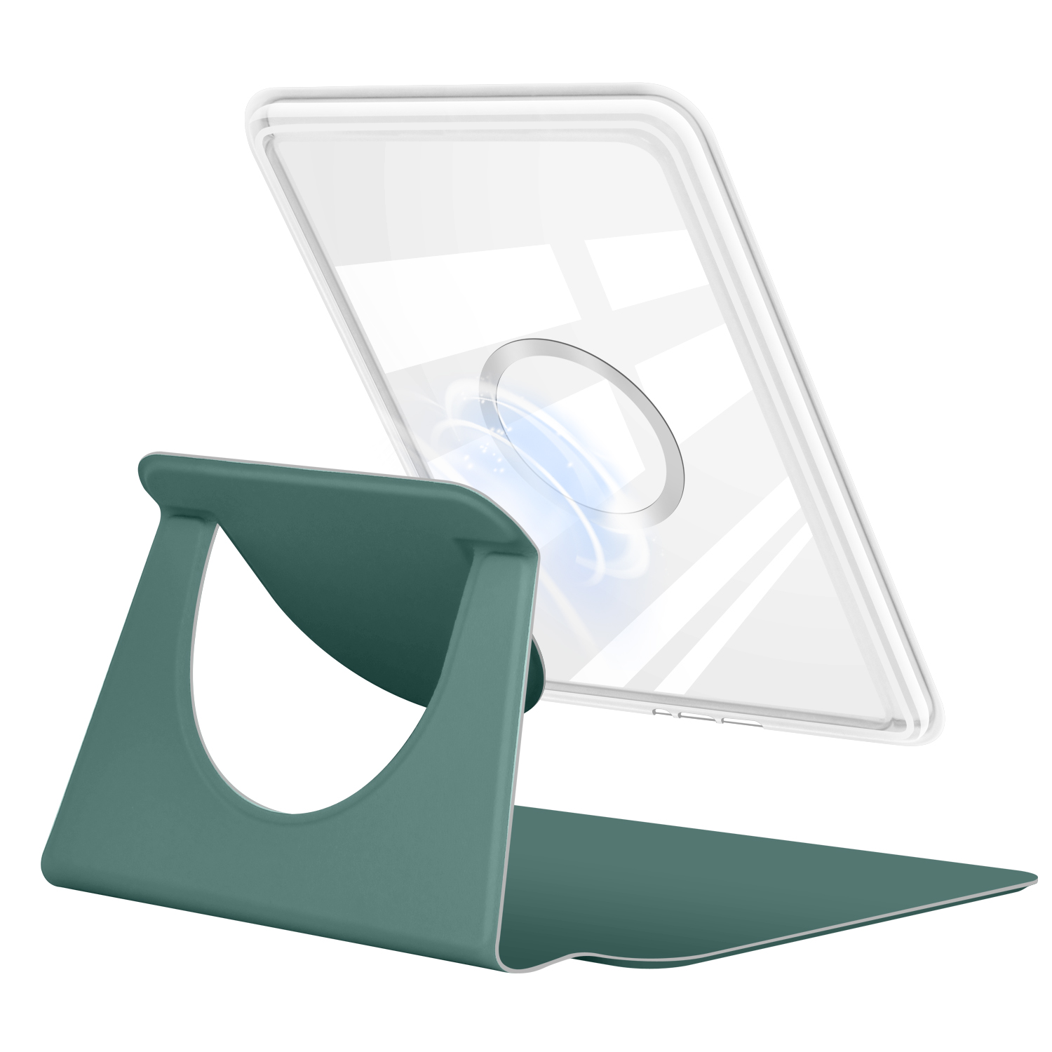 360 Rotating Stand Clear Case  - Kindle Tablet Accessories ulasan dan harga
