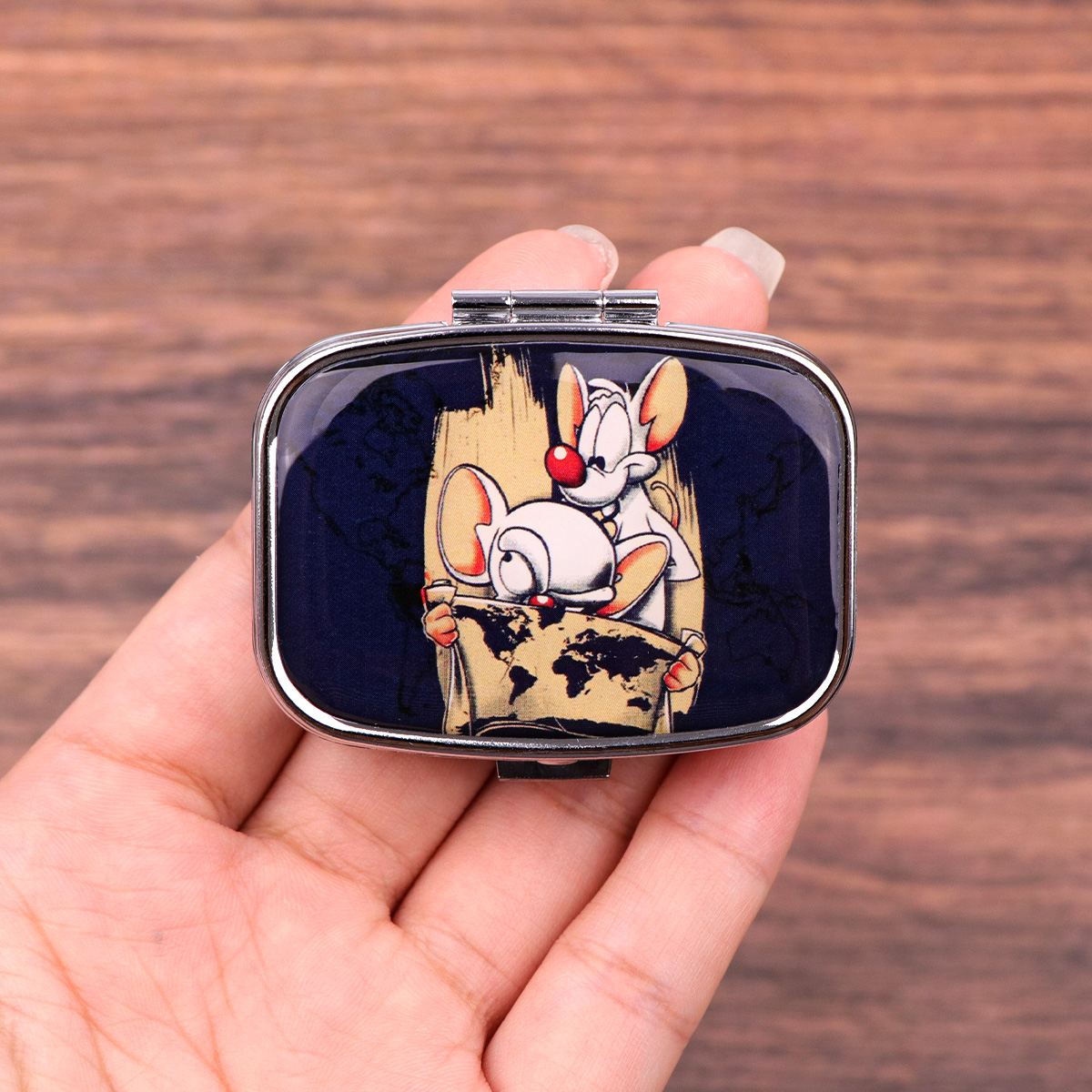 Cute Mouse Cartoon Travel Pill - Tablet Accessories Case ulasan dan harga