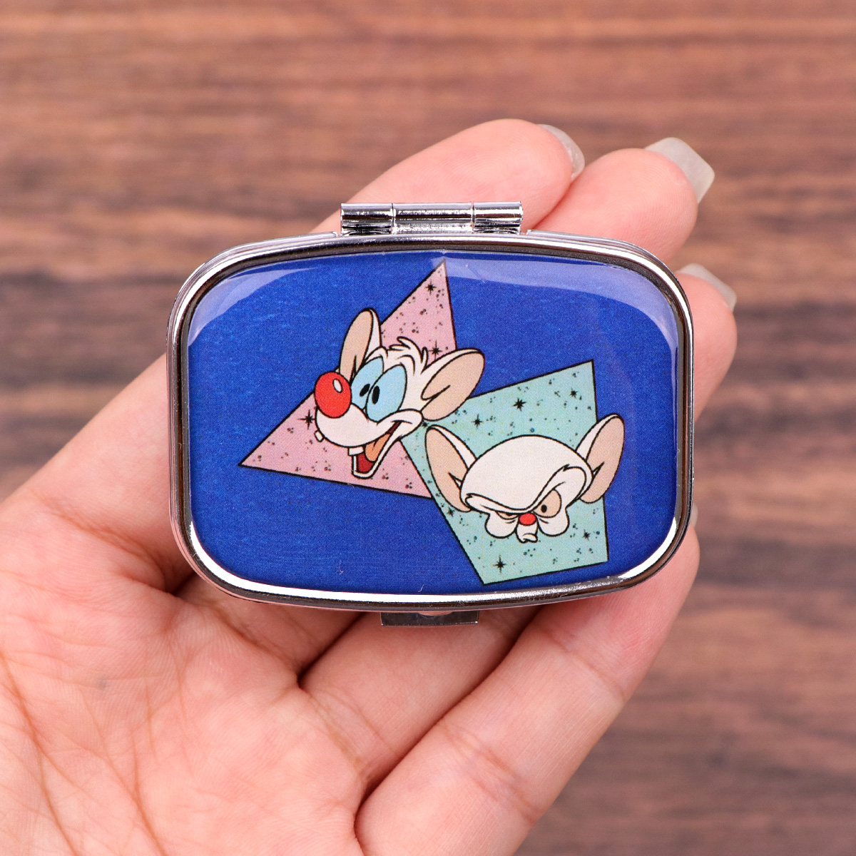 Cute Mouse Cartoon Travel Pill - Tablet Accessories Case ulasan dan harga