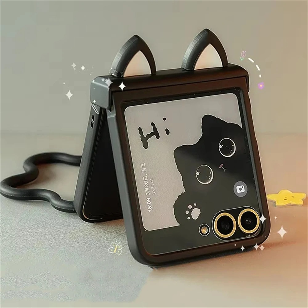 Korean Japan Cute Cat Ears Bla - Motorola Tablet Accessories ulasan dan harga