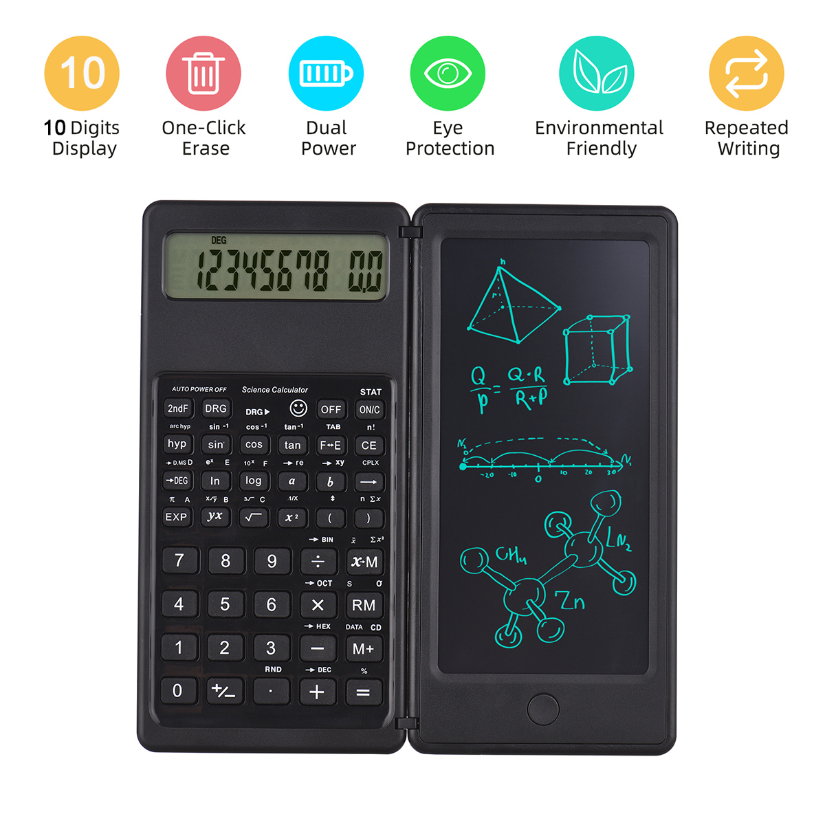 Foldable Scientific Calculator - Graphic Tablet Accessories ulasan dan harga