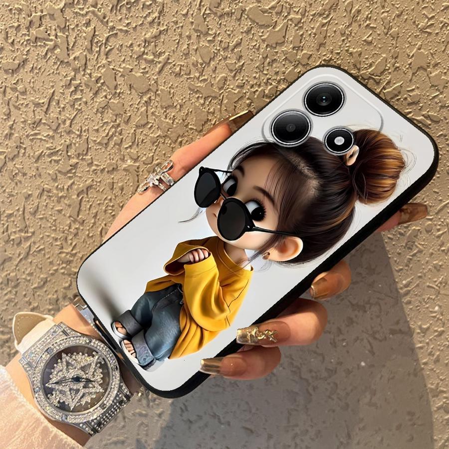 Cartoon Girl Pattern Funda Pho - Tablet And Accessories Case ulasan dan harga