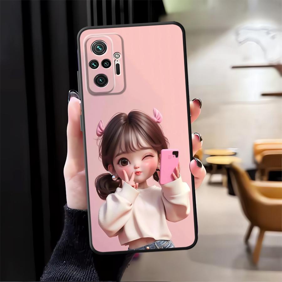 Cartoon Girl Pattern Funda Pho - Tablet And Accessories Case ulasan dan harga