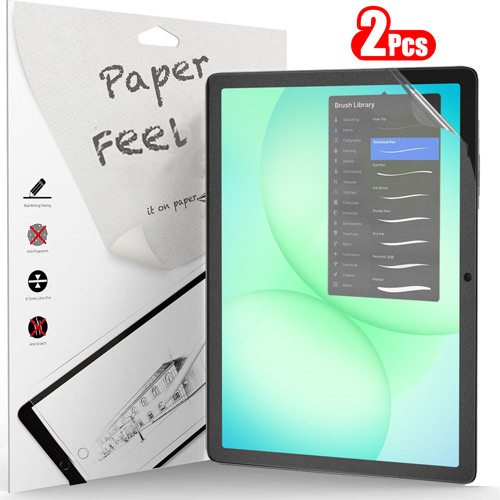 2Pcs Paper Feel Like Screen Pr - Tablet Accessories For Samsung ulasan dan harga