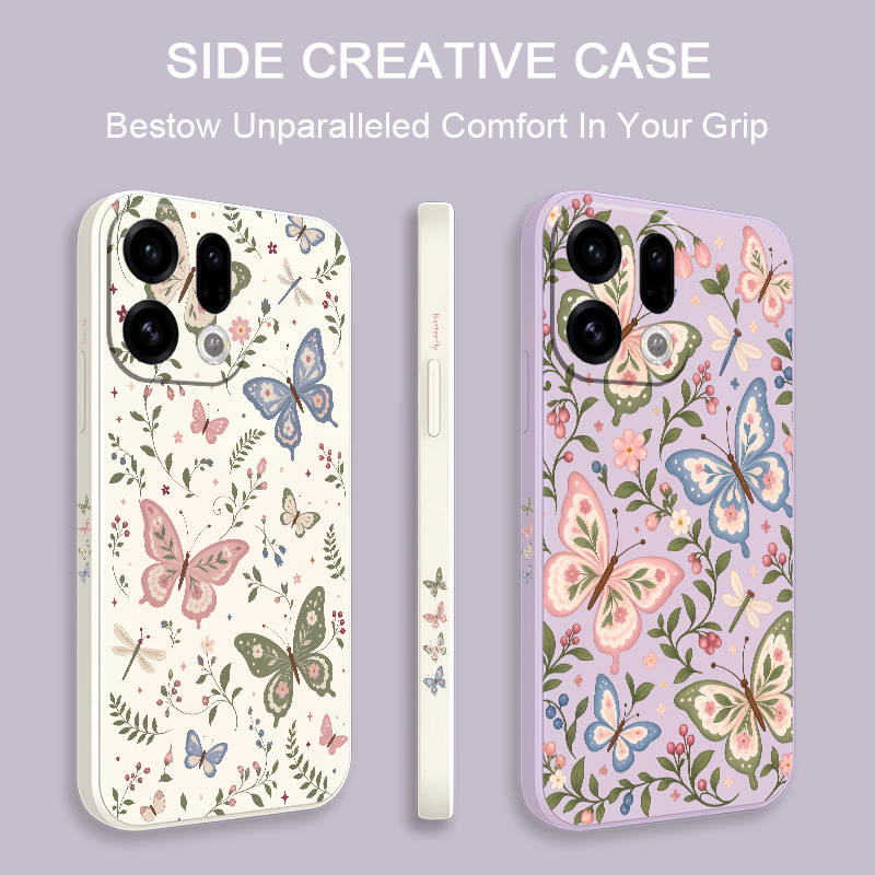 Colorful Butterfly Phone Case  - Oppo Reno 12 ulasan dan harga