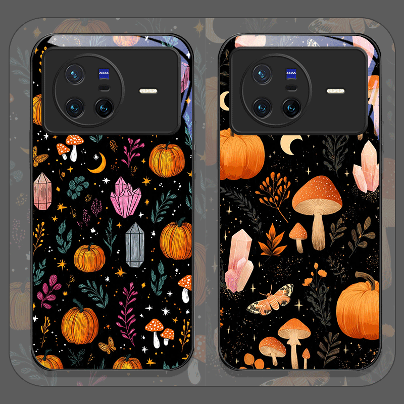 Creative Pumpkin Crystal Mushr - Oppo Reno 12 ulasan dan harga