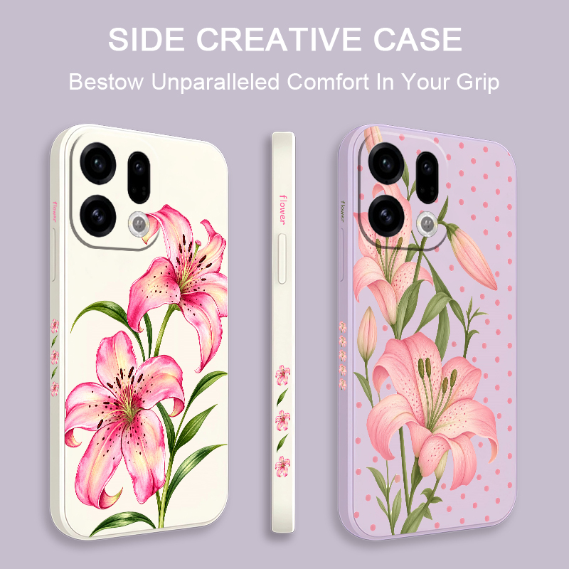 Luxury Pink Floral Pattern Pho - Oppo Reno 12 ulasan dan harga